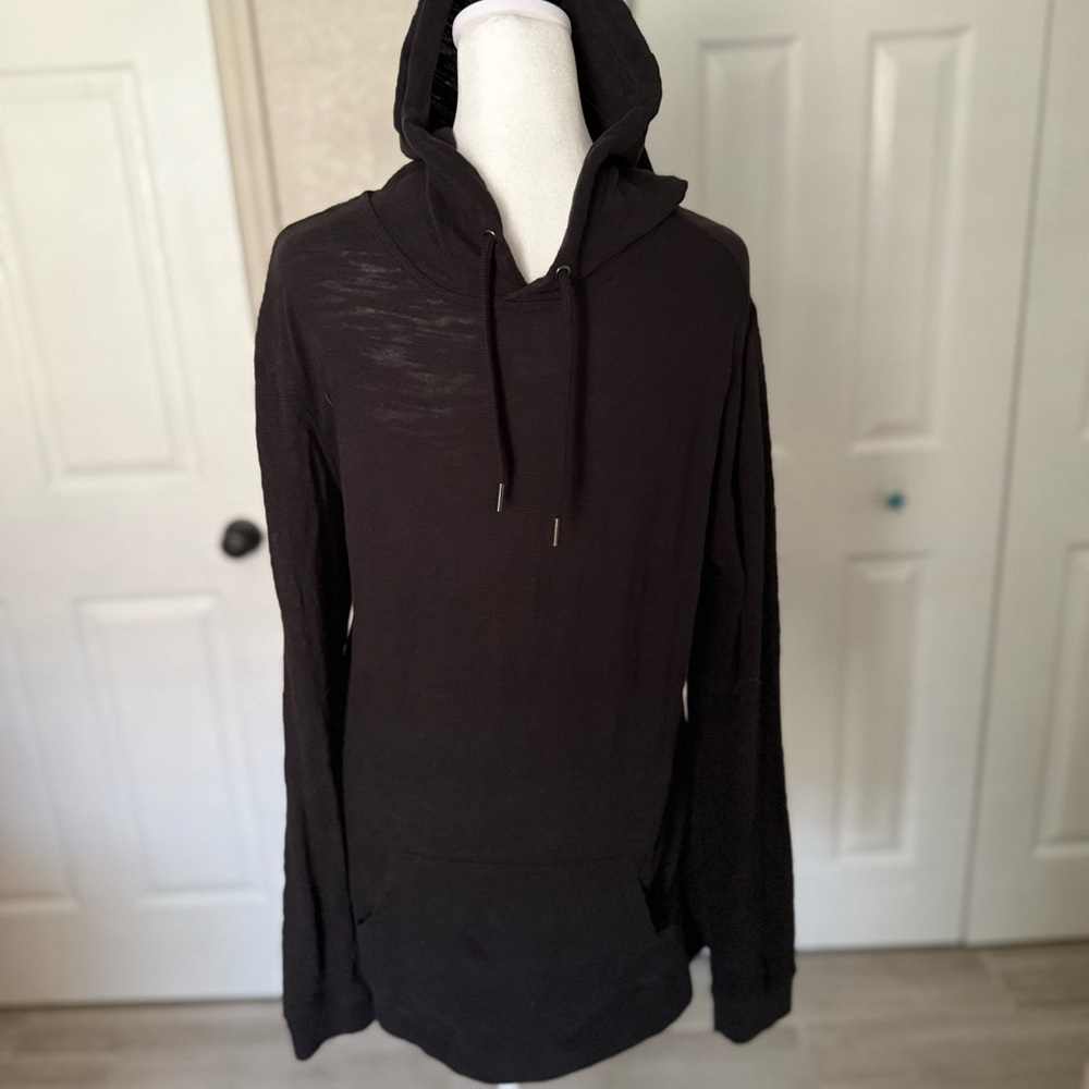 Men's Lightweight Black Hoodie